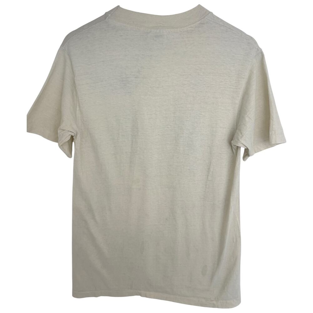 Kinsman Taylor White Water Red Mountain Single Stitch T Shirt Mens Medium USA - Picture 2 of 5